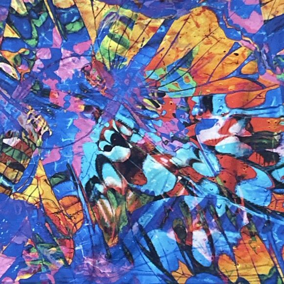 DONA JO Skort Women's XL (3) Lined Floral Paint Tennis Golf Pickleball Skirt - Picture 6 of 9